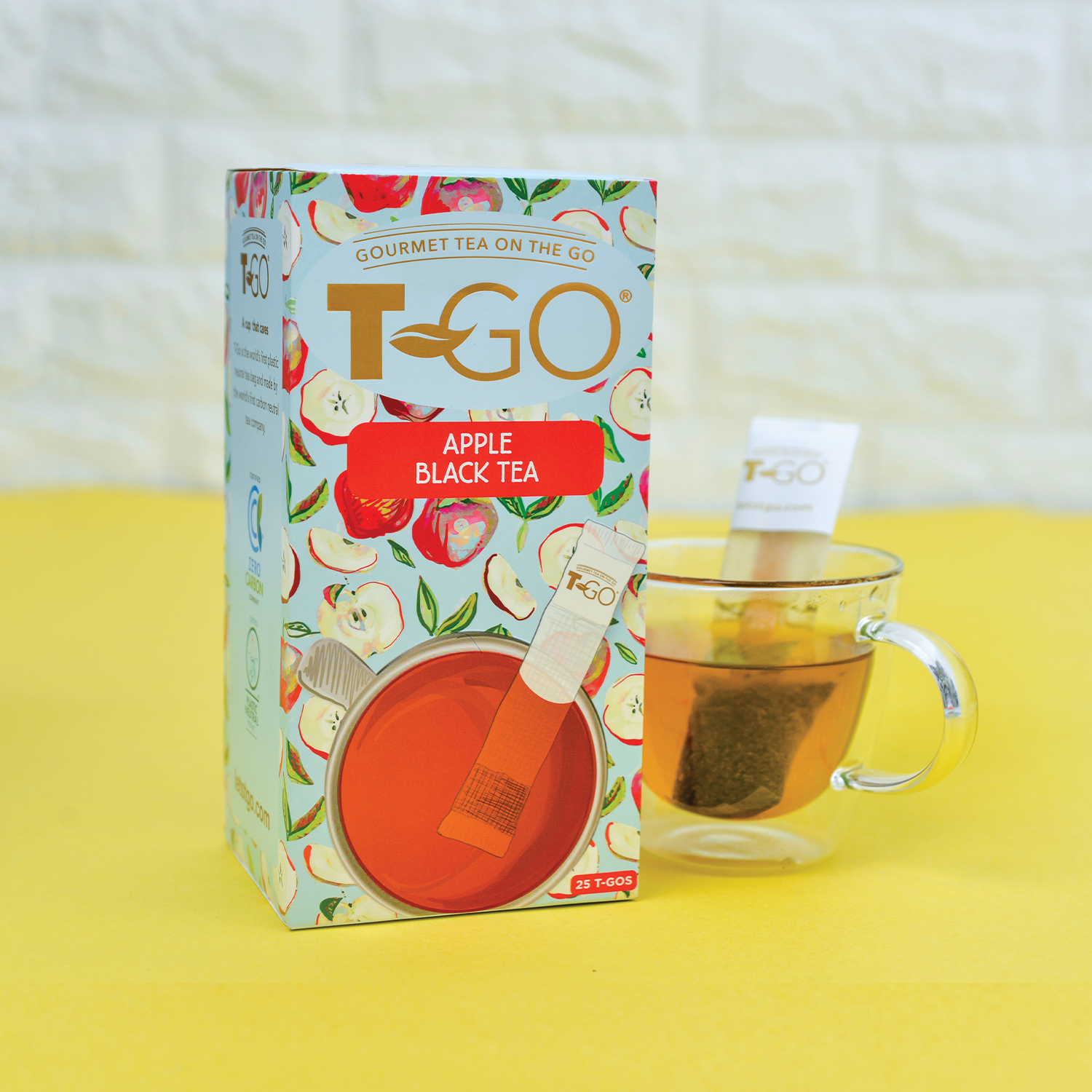 Schwarzer Tee mit Apfel Geschmack T-Go Tee