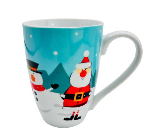 Tasse Hellblau-Weiß "Winterwonder" 0,3l