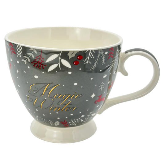 Tee Tasse - Magic Winter grau 0,3l